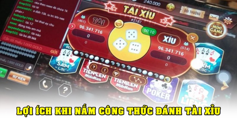 Tại sao cần nắm vững công thức đánh tài xỉu?