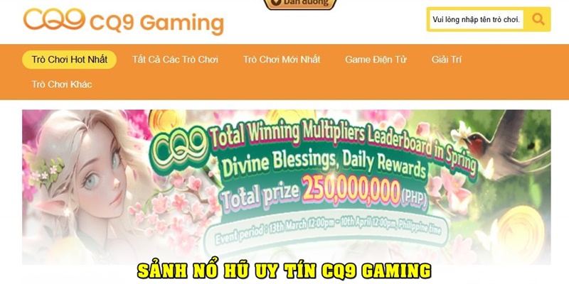 Nhà cung cấp game slot CQ9 Gaming